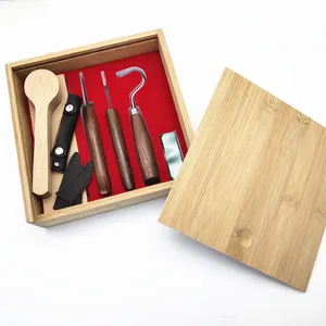 Kit di utensili manuali per coltelli da intaglio a gancio per intagliare il cucchiaio di legno