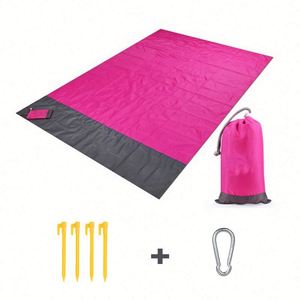 Custom LOGO Foldable Waterproof Camping Hiking Beach <b>Picnic</b> Mat Lightweight Portable Park Outdoor <b>Blanket</b> - Product Image 2