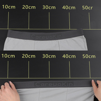 Boxers pour hommes personnalisés en coton, grande taille, taille mi-haute, sans imprimé, couleur unie, 95% coton et élasthanne, sous-vêtements