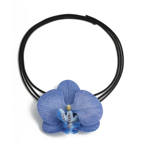 Prix usine ensembles de bijoux fins collier Phalaenopsis coloré fil de cire en plastique bohème exagéré rétro colliers pour les filles - Product Image 6