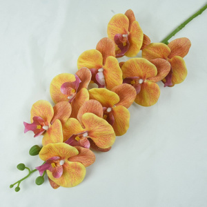 <span class=keywords><strong>Orquídea</strong></span> Artificial de 9 Cabezas de Alta Calidad en Oferta para Decoración del Hogar y Bodas - Product Image 2