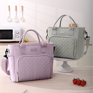 Gran capacidad portátil para el <span class=keywords><strong>trabajo</strong></span> con bolsa <span class=keywords><strong>de</strong></span> almuerzo para estudiantes bolsa <span class=keywords><strong>de</strong></span> fiambrera portátil para entrega <span class=keywords><strong>de</strong></span> alimentos bolsa aislada - Product Image 1
