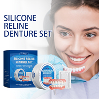 Vente chaude : Kit de prothèses dentaires en silicone pour rehausser l'esthétique du sourire, matériau confortable, prothèses dentaires de remplissage