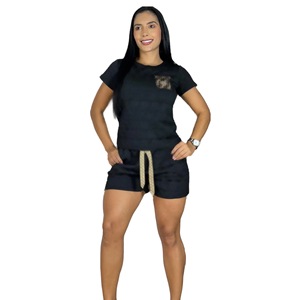 2025 estate <span class=keywords><strong>donna</strong></span> di alta qualità Designer <span class=keywords><strong>abbigliamento</strong></span> da <span class=keywords><strong>donna</strong></span> nuovo alla moda due pezzi set da <span class=keywords><strong>donna</strong></span> abiti estivi Casual - Product Image 5