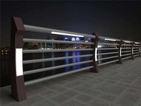 Garde-corps lumineux LED à faible entretien pour ponts et balustrades extérieures, longue durée de vie