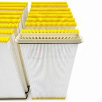 Filtre à air plissé en polyester à plis profonds, élément filtrant KFEW3007PPVE pour l'industrie chimique, vente en gros