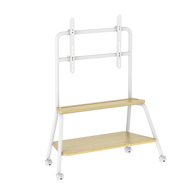 Rolling Tv Stand Screen Rack Universal Monitor Floor Stands Mobile Tv Trolley Cart Tv Stand with Wheels