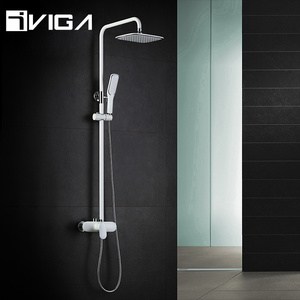 Kaiping VIGA Usine Élégant Ensemble <span class=keywords><strong>de</strong></span> Douche <span class=keywords><strong>de</strong></span> Bain En Laiton <span class=keywords><strong>Colonne</strong></span> <span class=keywords><strong>De</strong></span> Douche Rond Bain Douche Mélangeur - Product Image 2