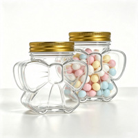 Offre Spéciale : Pot en Verre Gaufré Unique, Récipient Transparent Hermétique et Anti-Fuite pour Confiture, Miel, Bonbons, Cadeaux de Mariage et Emballage Cadeau