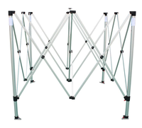 Tente de réception imperméable avec écran d'affichage, taille et logo personnalisés, 3x3, 3x4,5, 3x6m, structure en aluminium robuste, gazebo pliable avec mur latéral à avant-proche