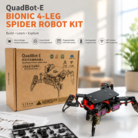 Kit de robot araignée quadrupède bionique Zetok SR01 DIY, kit éducatif STEM, robot de codage, ESP8266 WiFi, kit d'apprentissage programmable, à partir de 8 ans