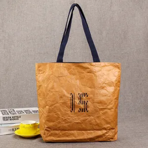 Custom Recycled Tyvek Tote Bag Waterproof Casual Shoulder Bag Durable Tote Handbags For Women