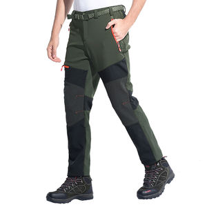 Produttore di Abbigliamento Pantaloni Softshell Impermeabili Personalizzati da Uomo, Pantaloni da Escursionismo in Poliestere Spandex Felpato all'Ingrosso - Product Image 1