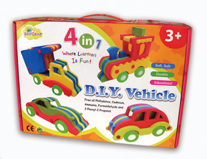 Artesanía creativa hecha a mano para vehículos DIY, excelente para el aprendizaje preescolar, pegatinas de juguete al por mayor - Product Image 6