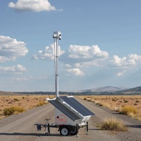 Caméra de surveillance solaire robuste ENWEI Modèle 3400 avec vision nocturne 4G LTE, étanche, fonctionnement 24/7 pour la construction