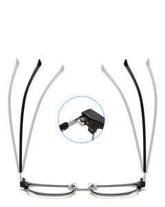 MK250421 Fábrica Metal Cuadrado Anti Luz Azul Lectura <span class=keywords><strong>Gafas</strong></span> Progresivas Bloqueo Computadora <span class=keywords><strong>Gafas</strong></span> <span class=keywords><strong>Ver</strong></span> Cerca y Lejos - Product Image 5