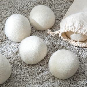 High Quality 100% Natural New Zealand Eco-friendly Felt Tumble extra Large Sheep's <b>Fabric</b> <b>Softener</b> Dryer Wool Balls for <b>Laundry</b> - Product Image 2