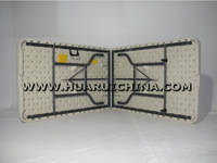 Tables pliantes en plastique HDPE, meubles de cuisine, vente en gros, location d'hôtel,