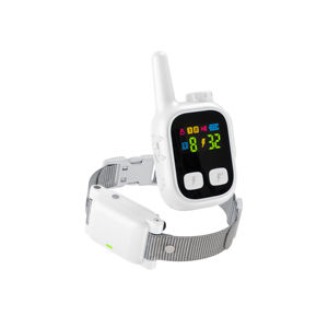 छोटे आकार के रिचार्जेबल वाटरप्रूफ कुत्ते प्रशिक्षण कॉलर के साथ 20 + घंटे की बैटरी जीवन पोर्टेबल छाल नियंत्रण - Product Image 2