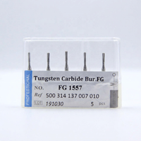 OEM Tungsten Carbide Dental Burs FG RA HP Dental Carbide Bur Alat Putar untuk Finishing Komposit Resin Akrilik Logam