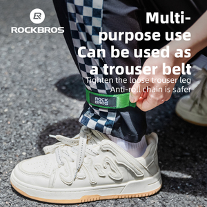 ROCKBROS Sangle de fixation pour corps de <span class=keywords><strong>vélo</strong></span> pliable Ceinture de fixation pour corps de <span class=keywords><strong>vélo</strong></span> Clips de <span class=keywords><strong>pantalon</strong></span> de <span class=keywords><strong>vélo</strong></span> solides et durables - Product Image 6
