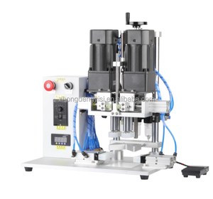 Machine de scellage semi-automatique électrique de bureau pour bouteilles en plastique, canettes et bouteilles en verre, avec système de capsulage rotatif pour applications alimentaires et de boissons - Product Image 4