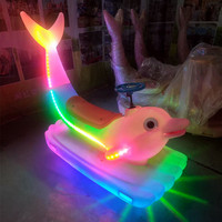 Nouvelle voiture tamponneuse électrique lumineuse carrée pour parc d'attractions, marché nocturne, dinosaure, pour parents et enfants, double usage, pour centre commercial
