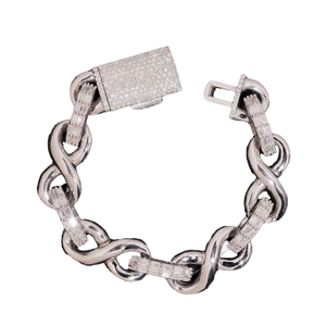 Best Selling Moissanite Tennis <b>Bracelet</b> <b>Solid</b> 925 Sterling <b>Silver</b> Sparkling Diamond Look <b>Bracelet</b> For Women Available for Sale - Product Image 1