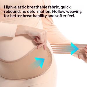 प्रसवपूर्व पेट बेल्ट एफडा गर्भावस्था समर्थन बेल्ट सुरक्षात्मक अदृश्य कोई निशान पॉलिएस्टर xxx - Product Image 3