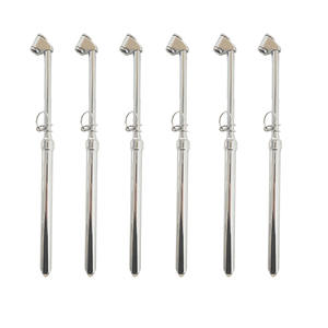 Manomètre de pression des pneus en acier à double tête 150 PSI/10 bars, durable pour camping-car, semi-remorque, SUV, voiture - Product Image 2