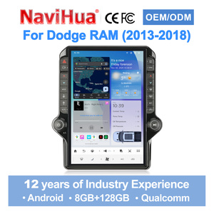 Navihua para Dodge RAM 2013-2018, pantalla táctil multimedia Android de 14.4 pulgadas, radio estéreo, unidad principal, monitor, Carplay, navegación GPS - Product Image 2