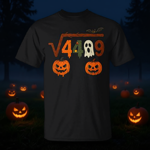Camiseta con meme de Halloween de Square Root Of 4489 Haunted - Product Image 3
