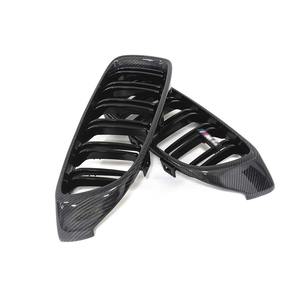 สำหรับ2014 + BMW <span class=keywords><strong>4</strong></span> Series F32 F33 F36 / F80 M3 /F82 F83 M4กระจังหน้าคาร์บอนไฟเบอร์จริง - Product Image 6