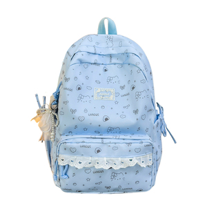 Mochila simple para estudiantes, bolso de hombro duradero y resistente al desgaste para el estudio diario en el campus y viajes - Product Image 4