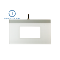 Écran tactile capacitif de 4,3 pouces, sérigraphié blanc, double face, trempé, sans halogène, pour IHM industrielle