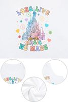 Château magique tricoté débardeur décontracté femmes royaume magique mignon graphique vacances été vacances chemise sans manches