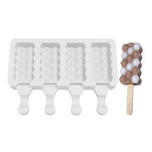 Molde de silicona para helados, bandeja para cubitos de hielo, moldes para paletas, molde <span class=keywords><strong>en</strong></span> forma de diamante para repostería, dulces de Chocolate, herramientas para hornear caseras - Product Image 5
