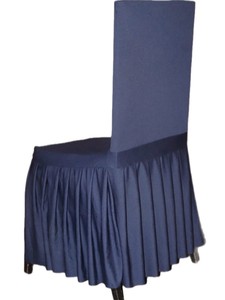 Housse de chaise avec jupe ronde en spandex, taille personnalisée, extensible, durable, pour mariage, événement, décoration d'hôtel - Product Image 4