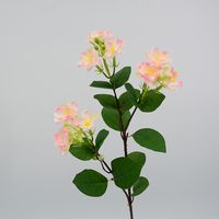 Fleurs de jasmin artificielles en gros, nouvelle tendance, petite taille, soie, tige unique, centre de table de mariage, fleurs de jasmin