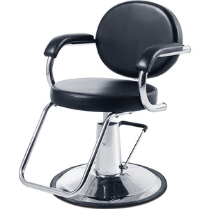 Silla de Peluquería Dongpin Negra, Ajustable en Altura, Giratoria, con Reposabrazos, Modelo 1142 - Product Image 1