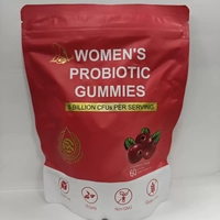 Gummies Probiotiques pour Femmes à la Canneberge, 60 Capsules, Complément Alimentaire - Meilleures Ventes