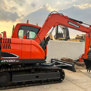 En stock, mini-excavatrice Doosan DX80 d'occasion, excavatrice Doosan DX60-9c DX60-7 DX75 DX80 DX55, excavatrice Doosan DX60 à bas prix - Product Image 2