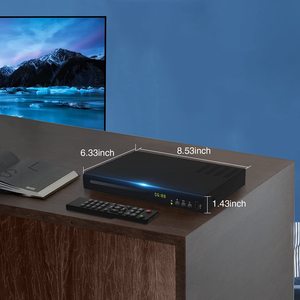Новый портативный DVD-плеер 2024 года с пультом ДУ для домашнего использования (PAL/NTSC) - Product Image 2
