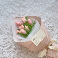 Kertas Kraft Daur Ulang Bermotif Timbul Gaya Korea untuk Pembungkus Bunga  Kertas Floral Tiga Dimensi dari Pemasok