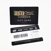 Cartes-cadeaux en plastique personnalisées avec code-barres pour toutes les occasions, comme les clubs et les boutiques