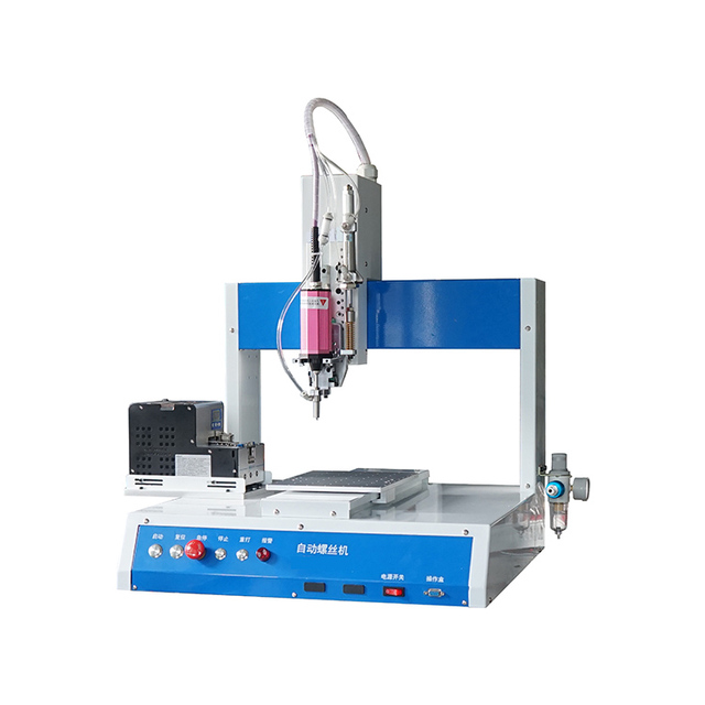 Full Fastening Benchtop Automatic Screw Fixing Tightening Screw Machine With Single Platform Vacuum Lock Screw Machine Guangdong