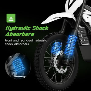 Moto tout-terrain électrique VIPCOO H2 en stock au Royaume-Uni, dans l'UE, aux États-Unis et au Brésil – Batterie au lithium haute performance et design léger - Product Image 3