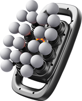 Pistolet de massage portable à 16 têtes pour tissus profonds, 30 niveaux de vitesse pour les muscles du corps, appareil de thérapie par percussion avec étui de voyage