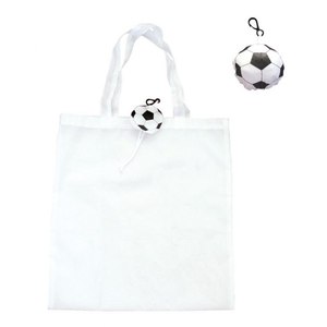 Borsa da Shopping Pieghevole a Forma di Pallone da Calcio per Appassionati di Sport - Product Image 1