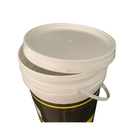 Seaux à peinture en PP de 1 à 4 gallons 9LF 1 personnalisés pour l'emballage de la peinture à la chaux, de la peinture au latex et des revêtements de construction